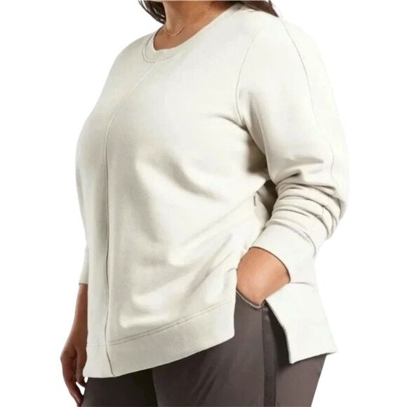 Athleta Retroplush Crewneck Sweatshirt Pullover 3x Women's - Picture 1 of 8